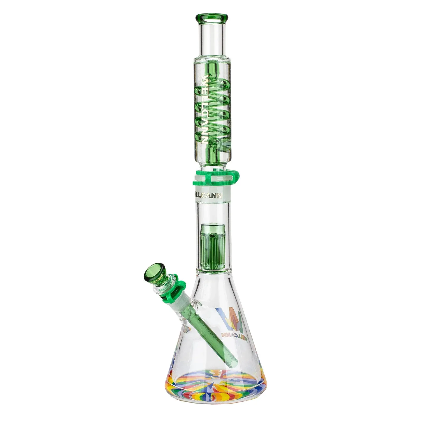 18" Glycerine Detachable Glass Bong