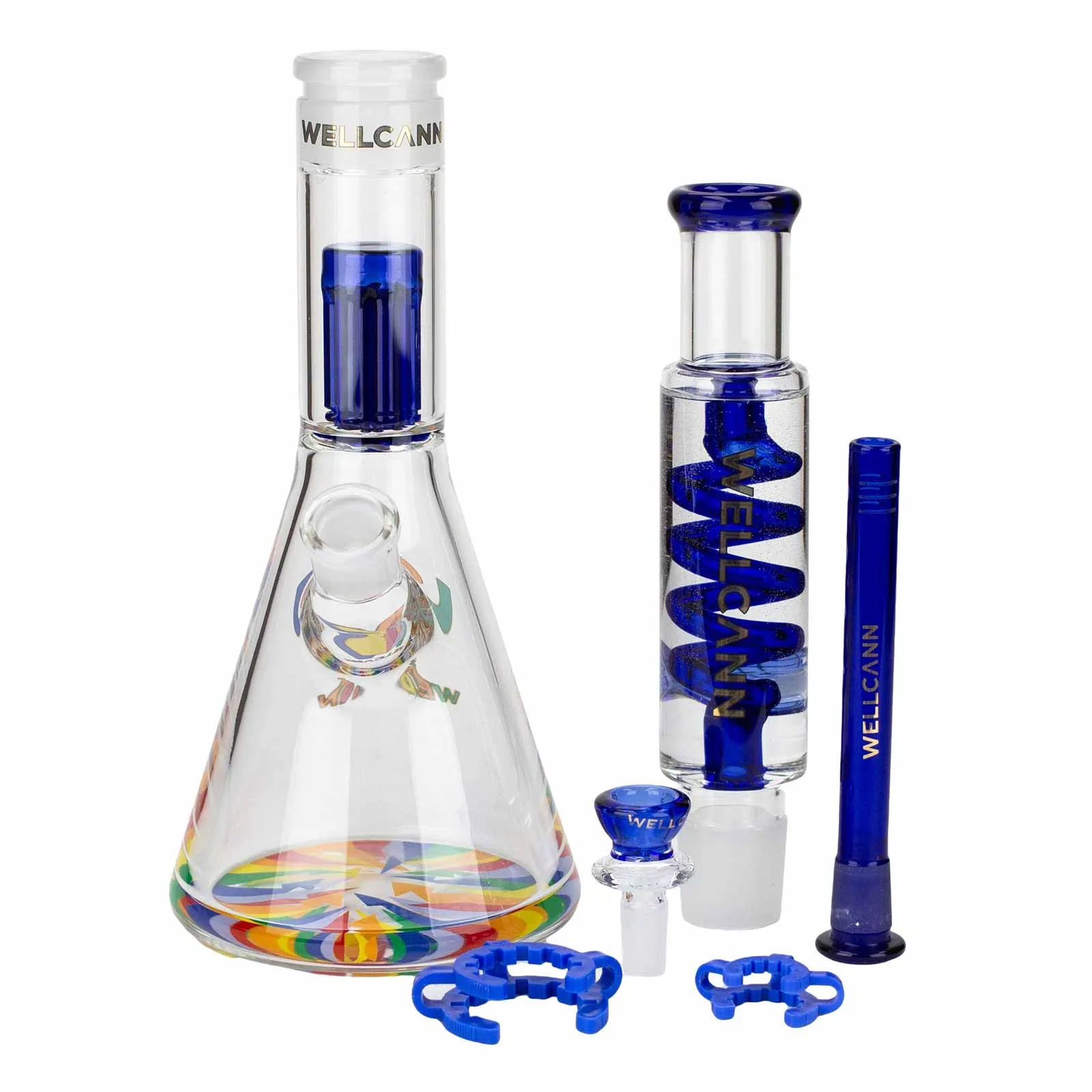 18" Glycerine Detachable Glass Bong