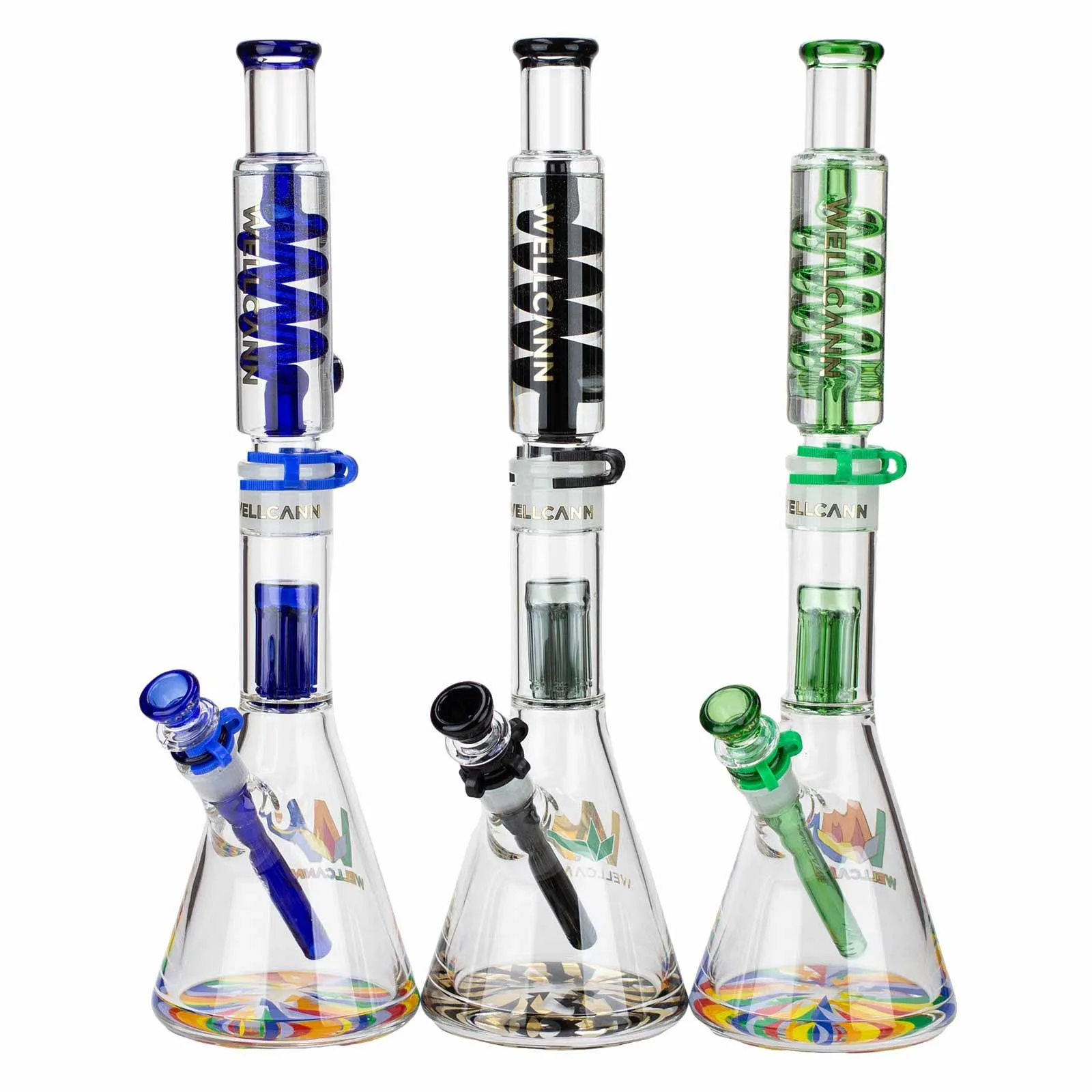 18" Glycerine Detachable Glass Bong