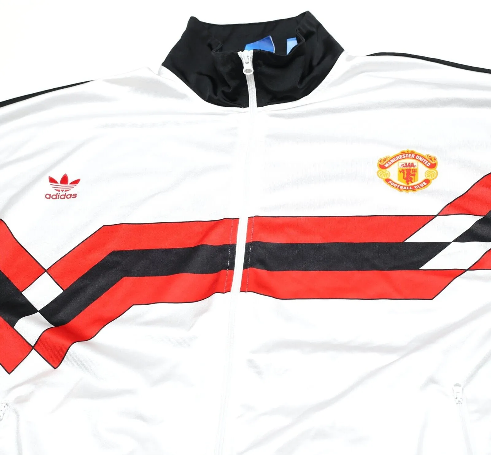 1988/90 MANCHESTER UNITED adidas Originals Football Track Top Jacket (XXL)