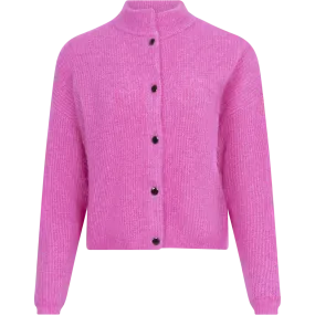 AlphaGZ Short Cardigan - Super Pink Melange