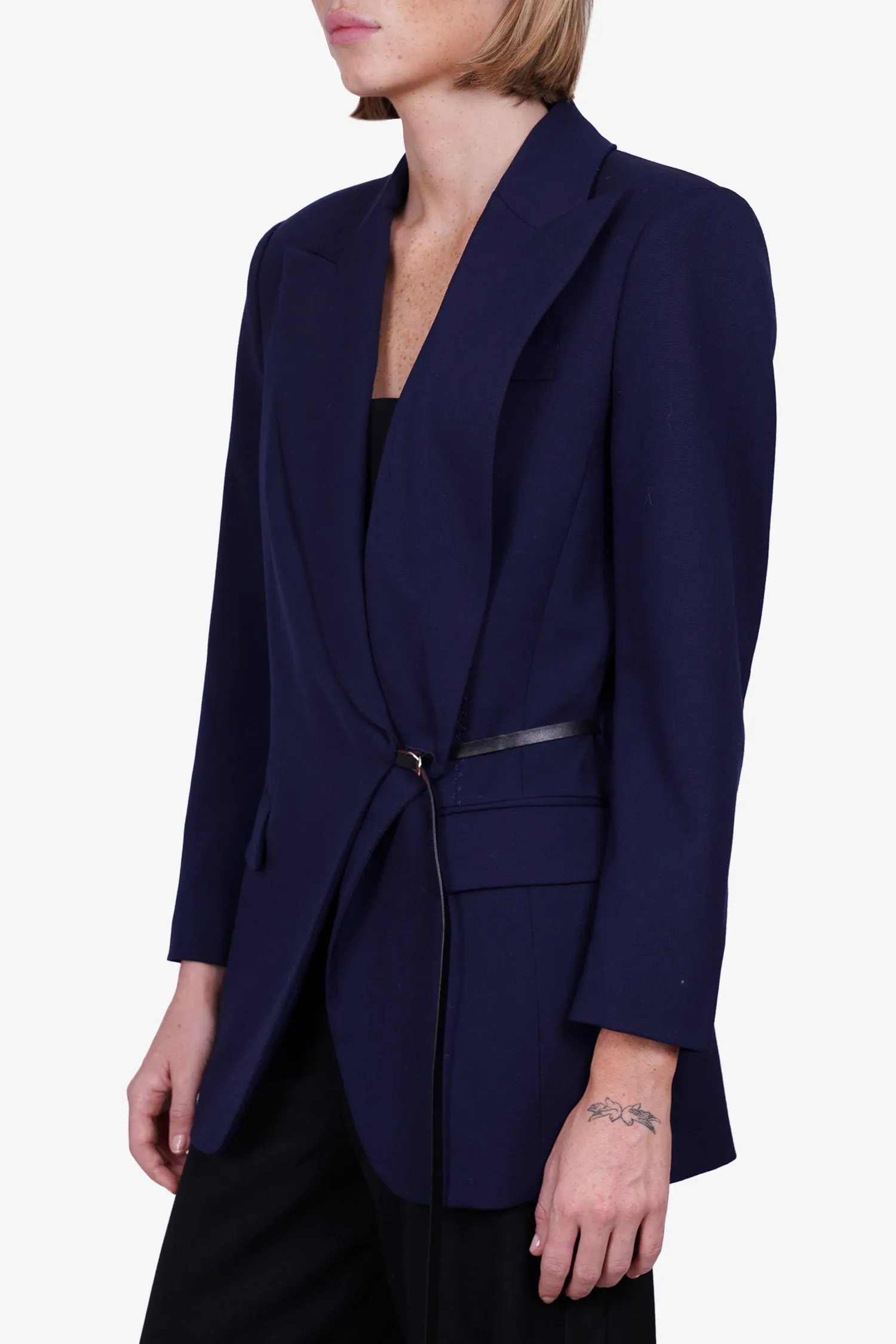 Altuzarra Navy Wool Blazer Size 40