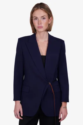 Altuzarra Navy Wool Blazer Size 40