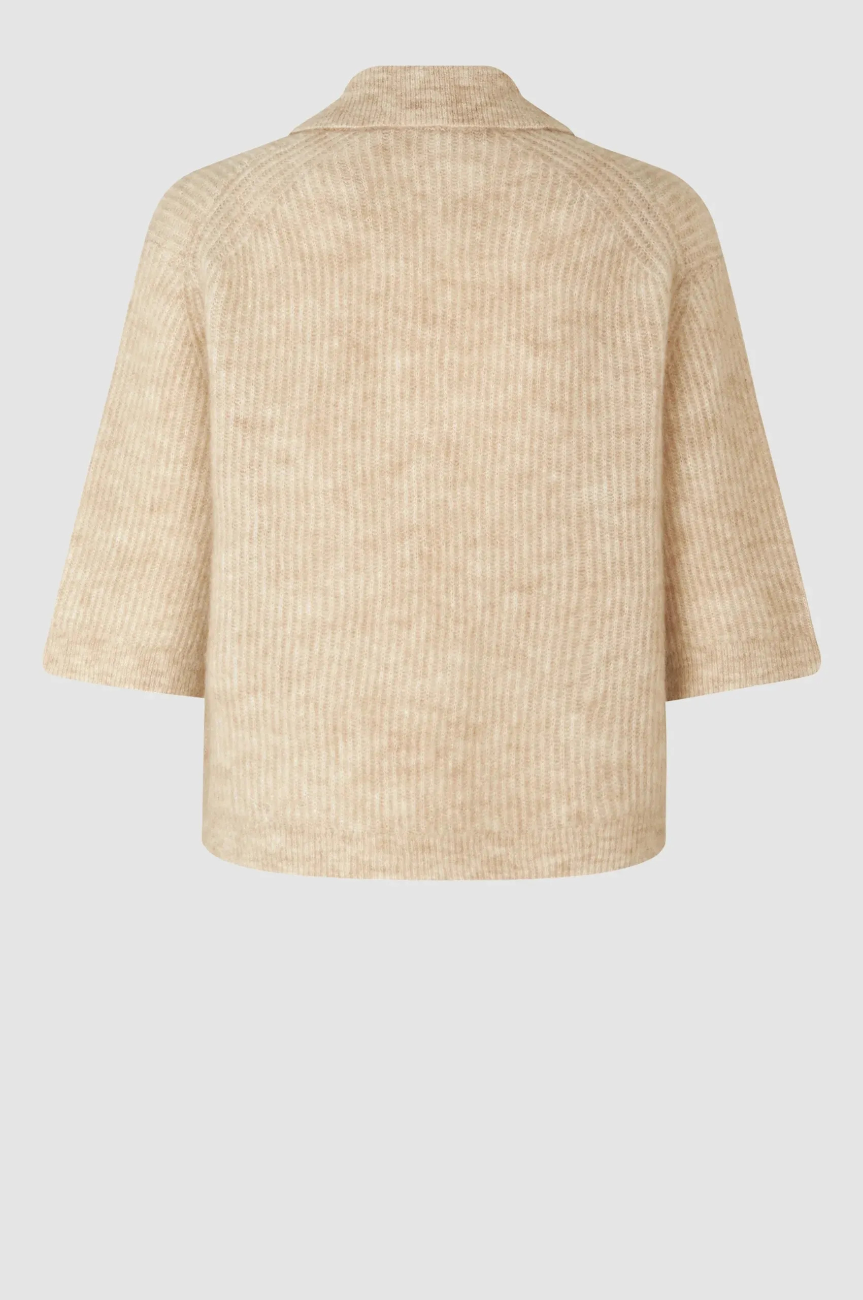 Andrea Knit Collar Cardigan - Brazilian Sand