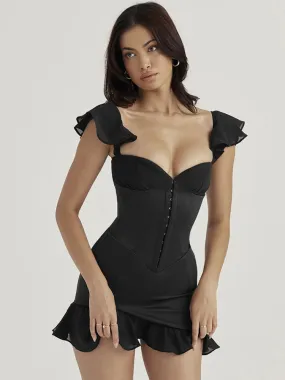 Angel Heart Black Mini Dress