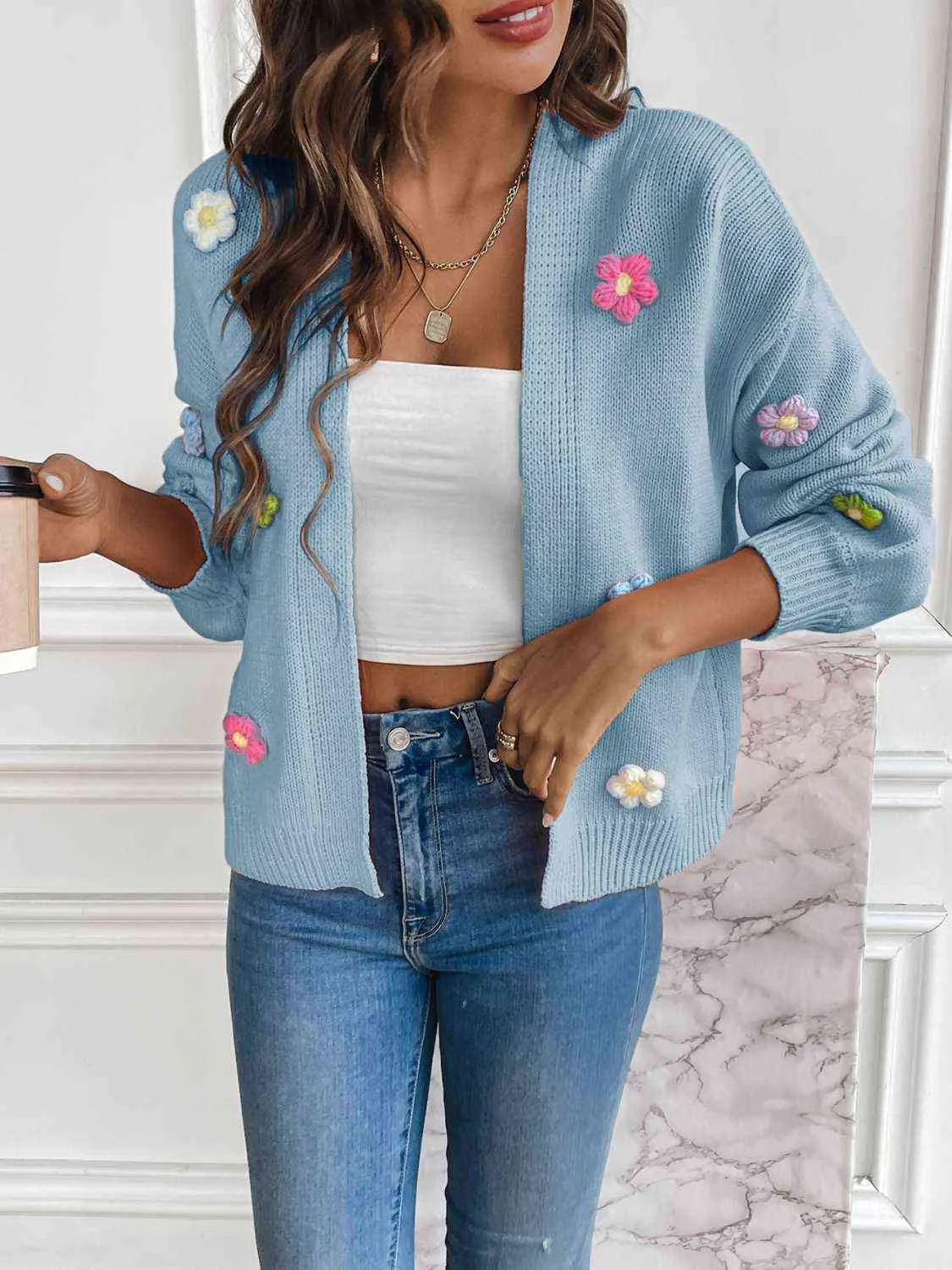 *APP EXCLUSIVE* Floral Long Sleeve Cardigan