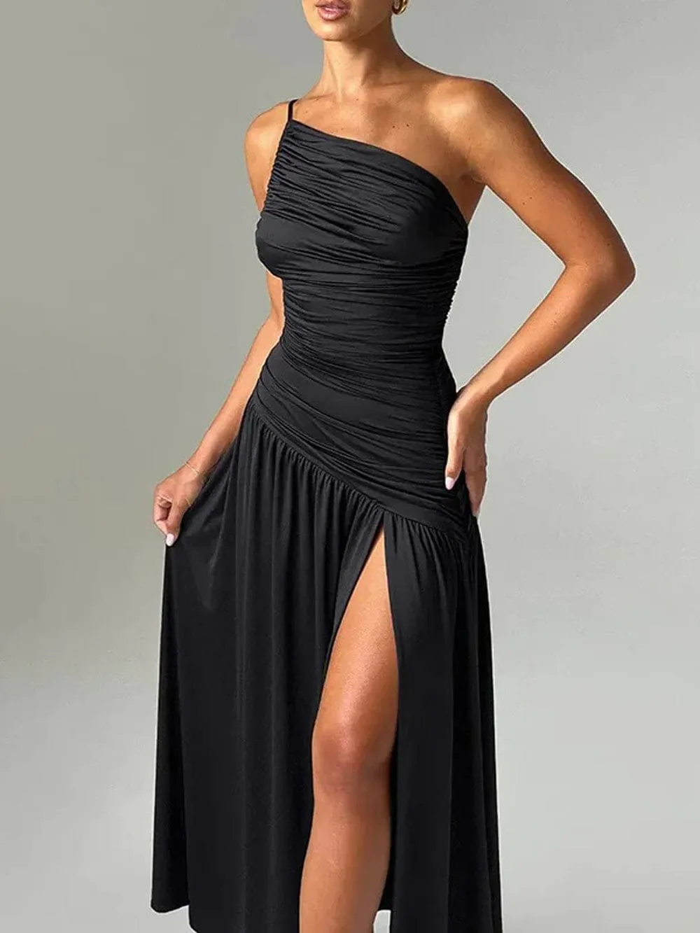 Ashleigh Off Shoulder Sleeveless Maxi Dress