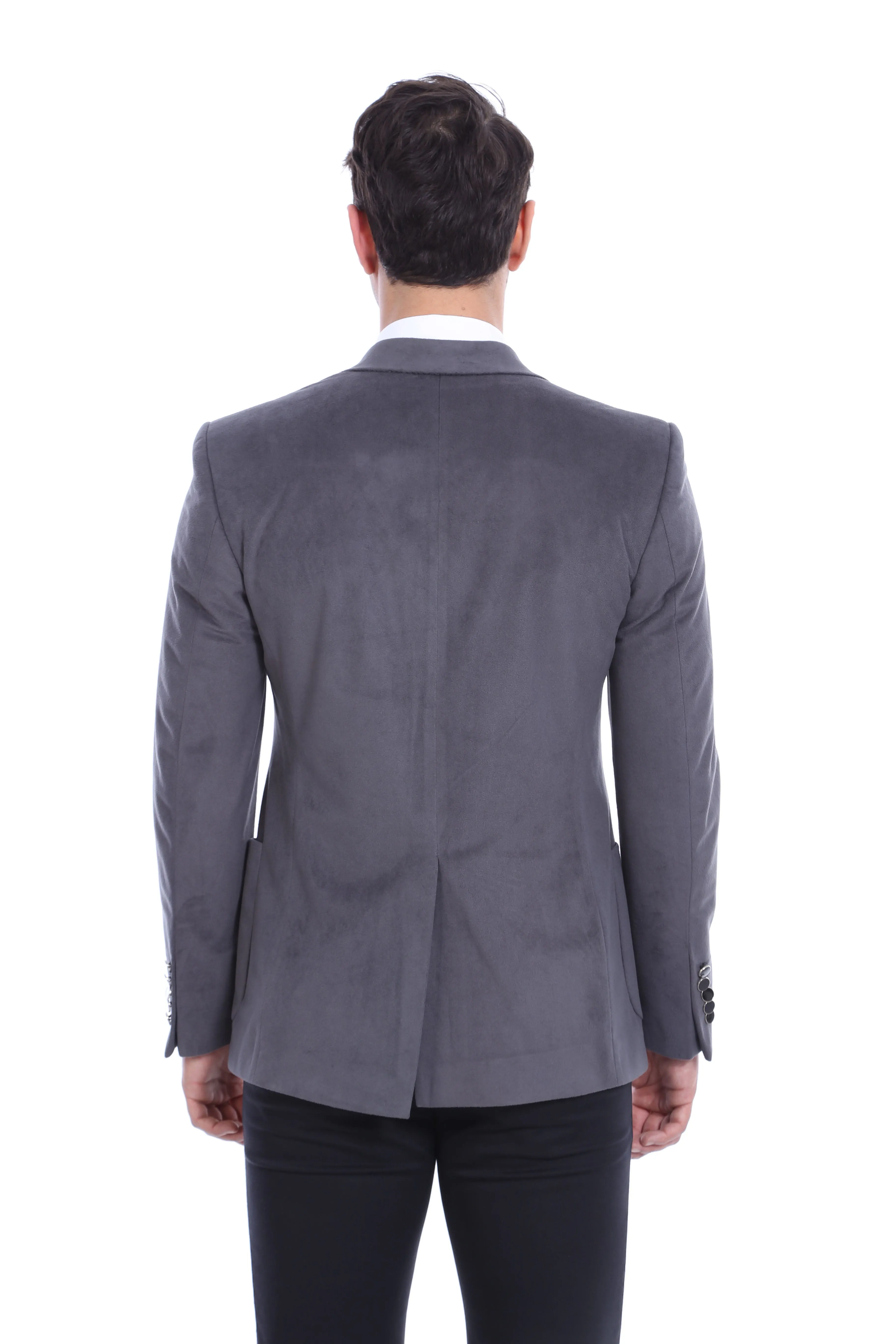 Bag Pocket Rigging Velvet Grey Jacket-Wessi