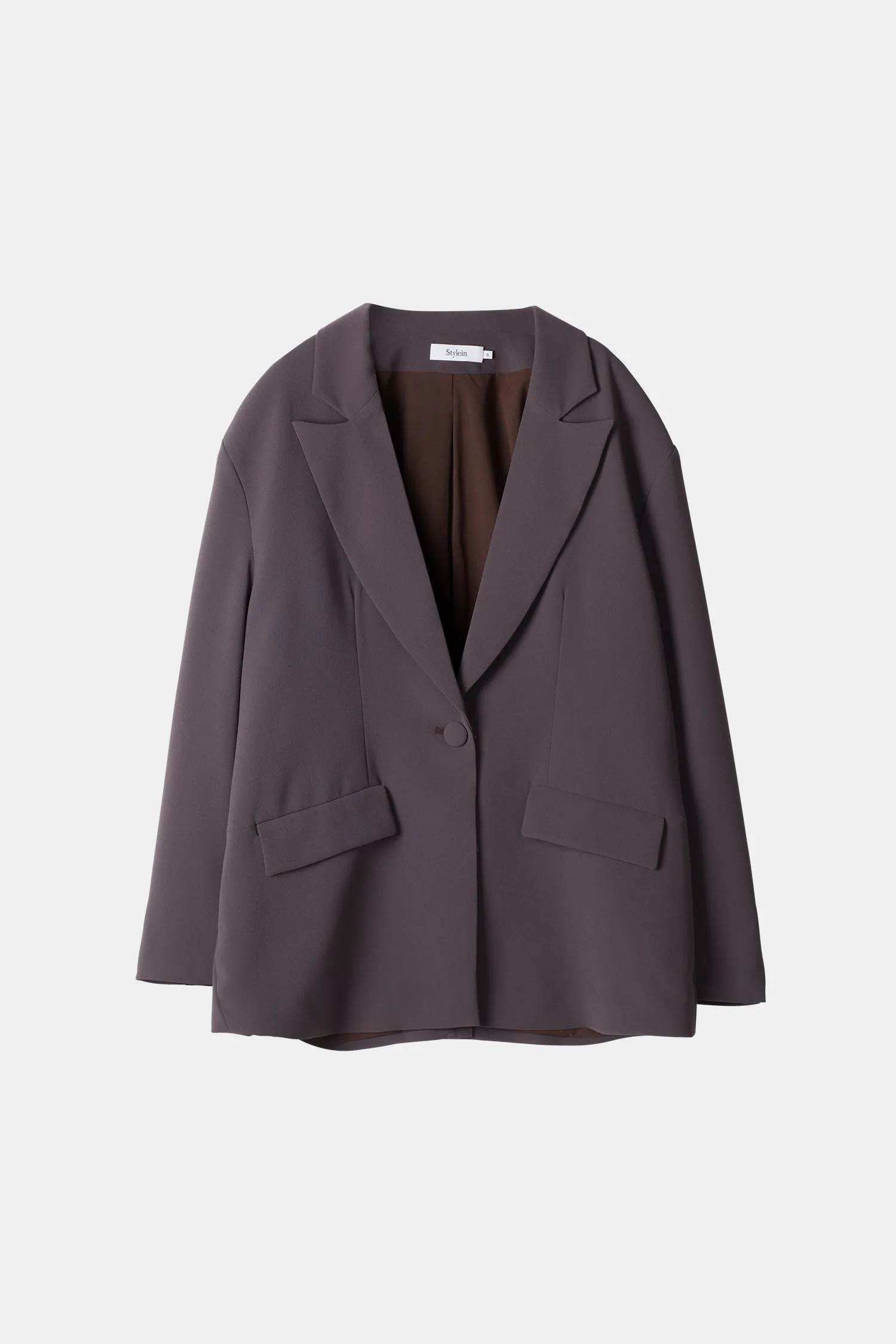 BARINO BLAZER - DARK BROWN