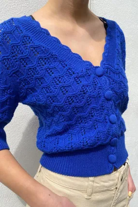 Baum Und Pferdgarten Chila Sodalite Blue Cardigan