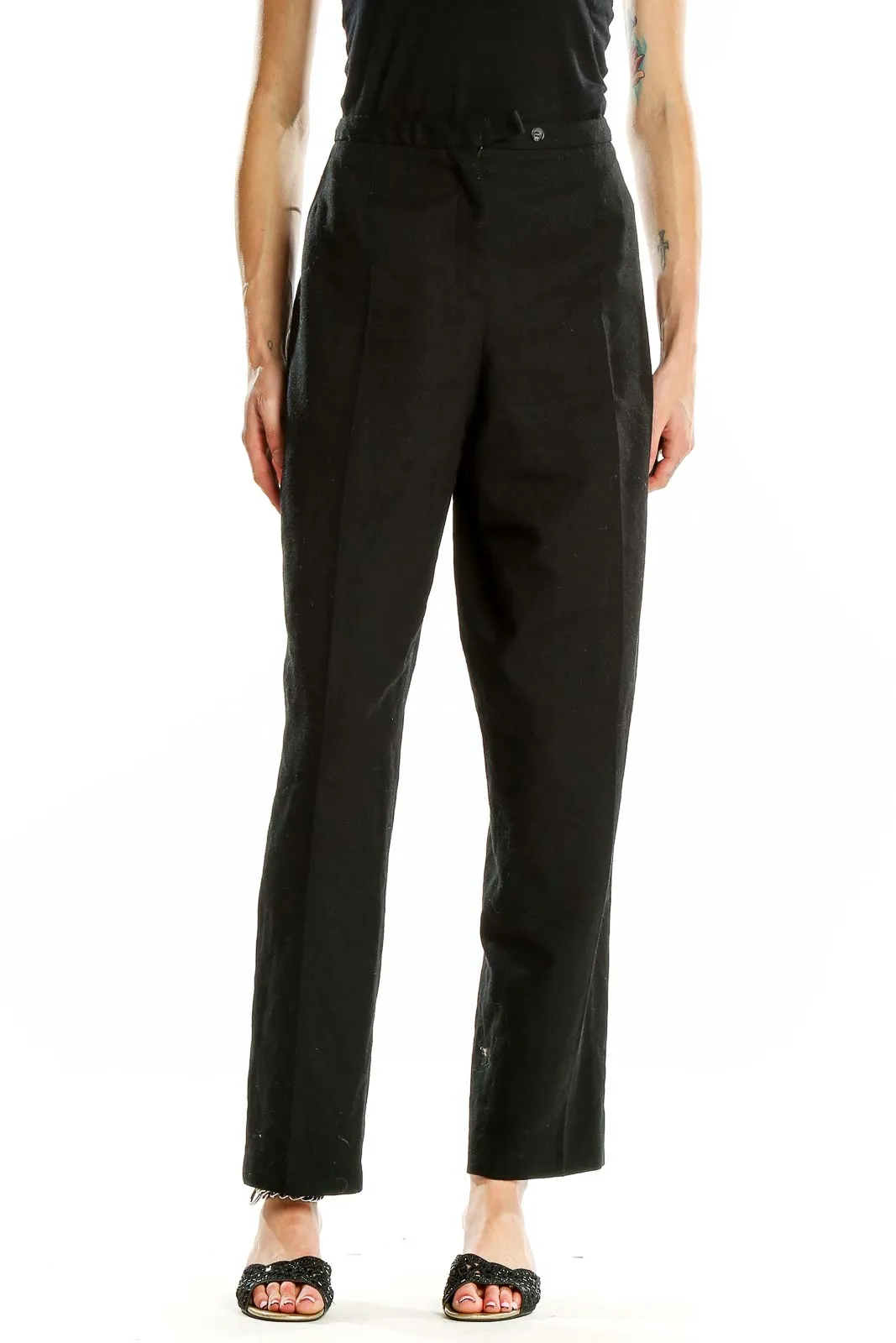 Black Wool Dress Pants