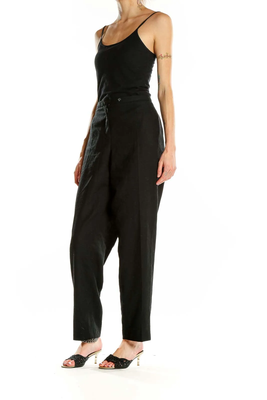 Black Wool Dress Pants