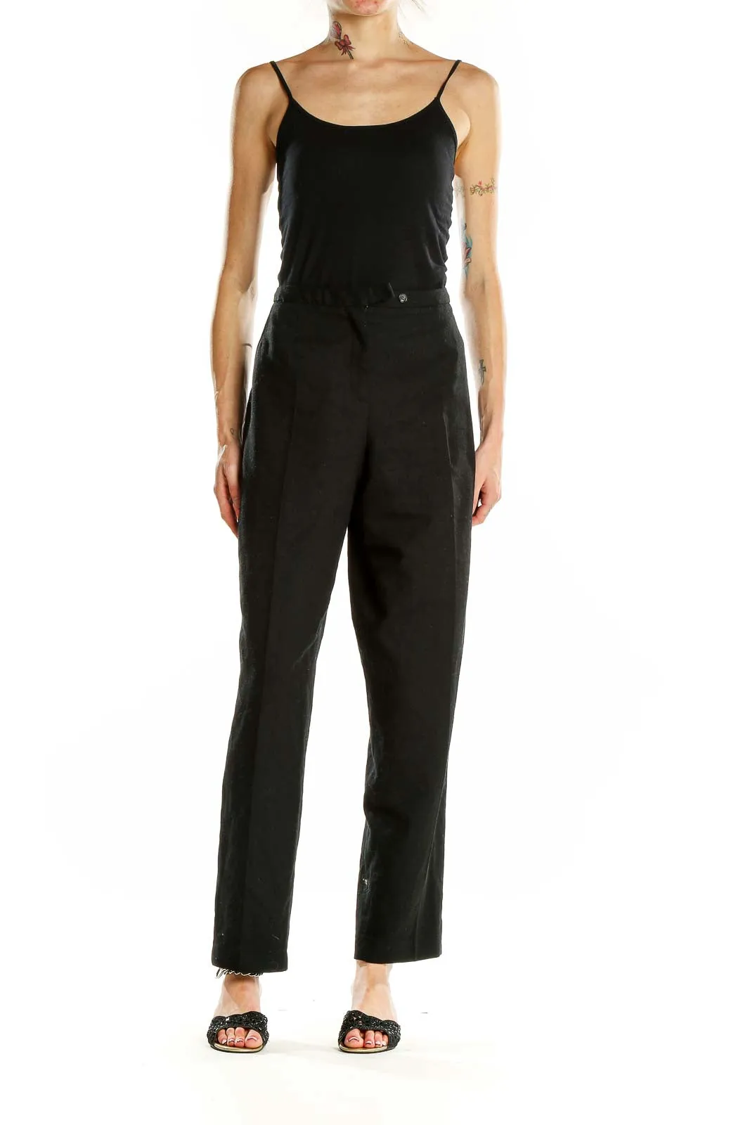 Black Wool Dress Pants