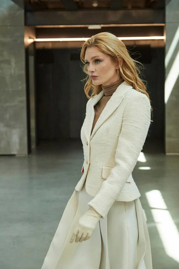 BLAZER LANA BLANCA DOS BOTONES ANAIS