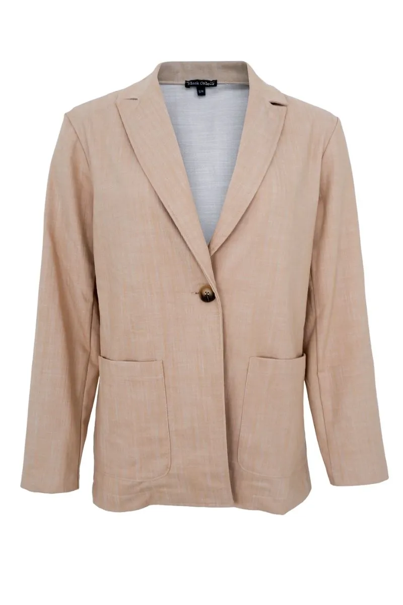 Box Blazer 40567 | Sand | Blazer fra Black Colour