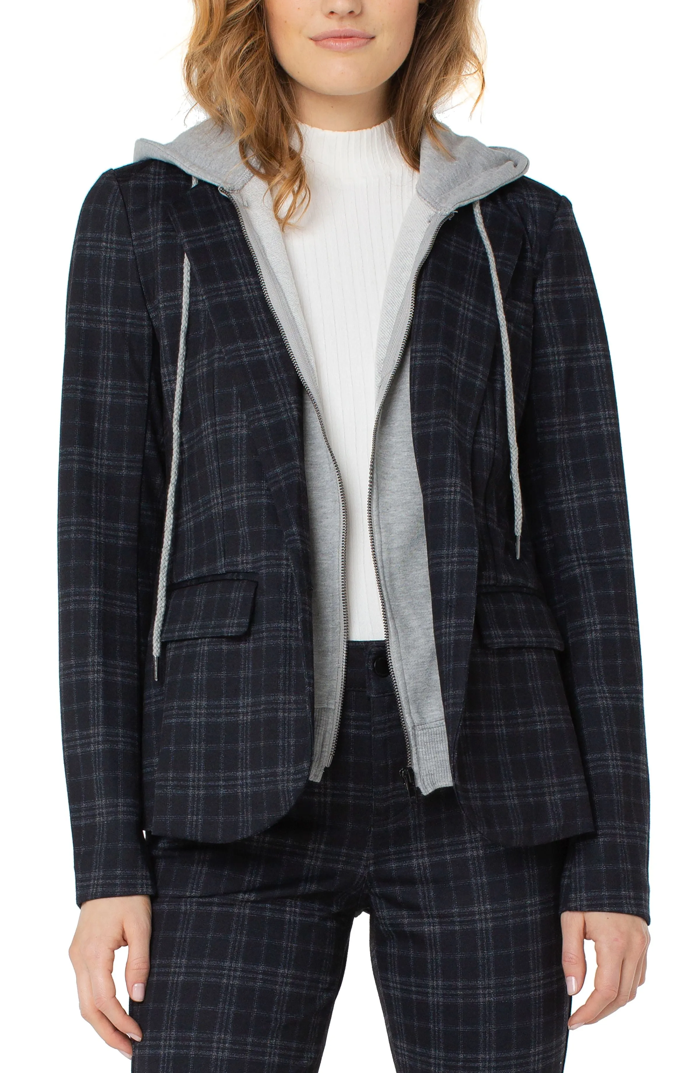 Boyfriend Blazer W/ Hood