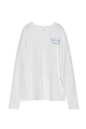 BOYS LIE | Change Of Heart V2 Thermal Boyfriend Longsleeve - White