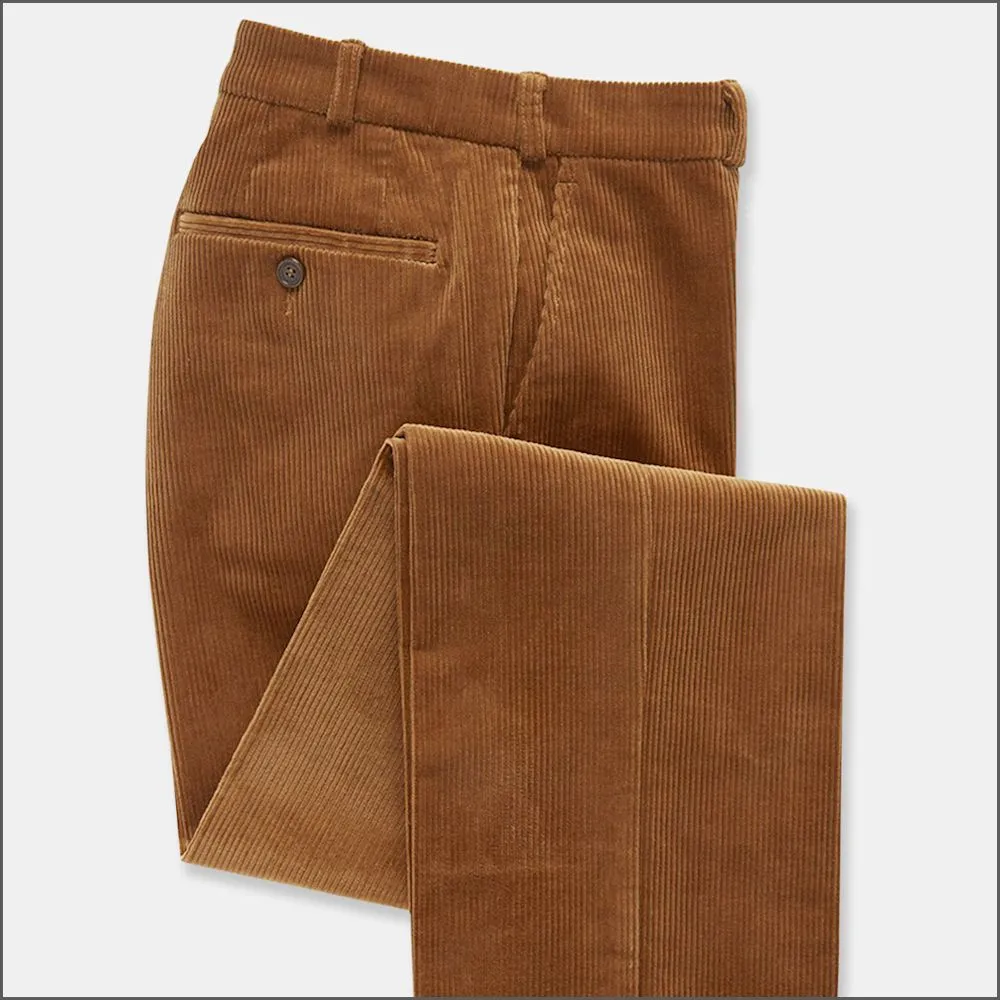 Brook Taverner Ellroy Ginger Cord Trousers--