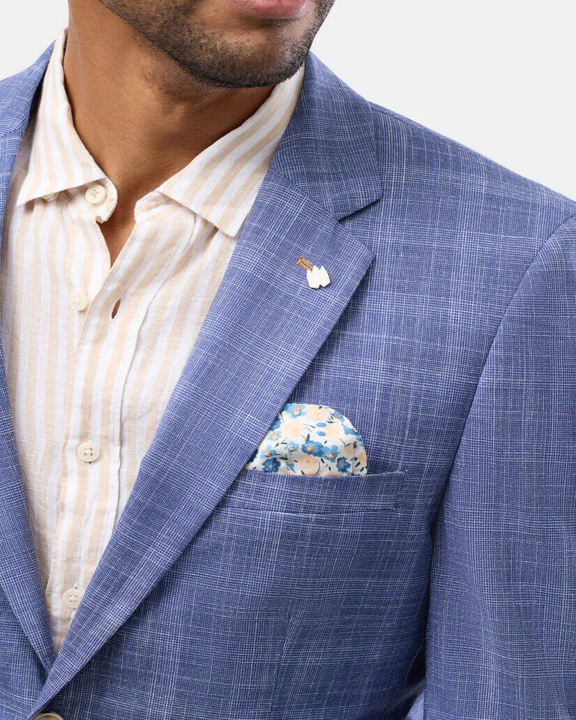 Brooksfield - Subtle Blue Check Blazer