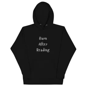 BURN AFTER READING Soft Cozy Hoodie