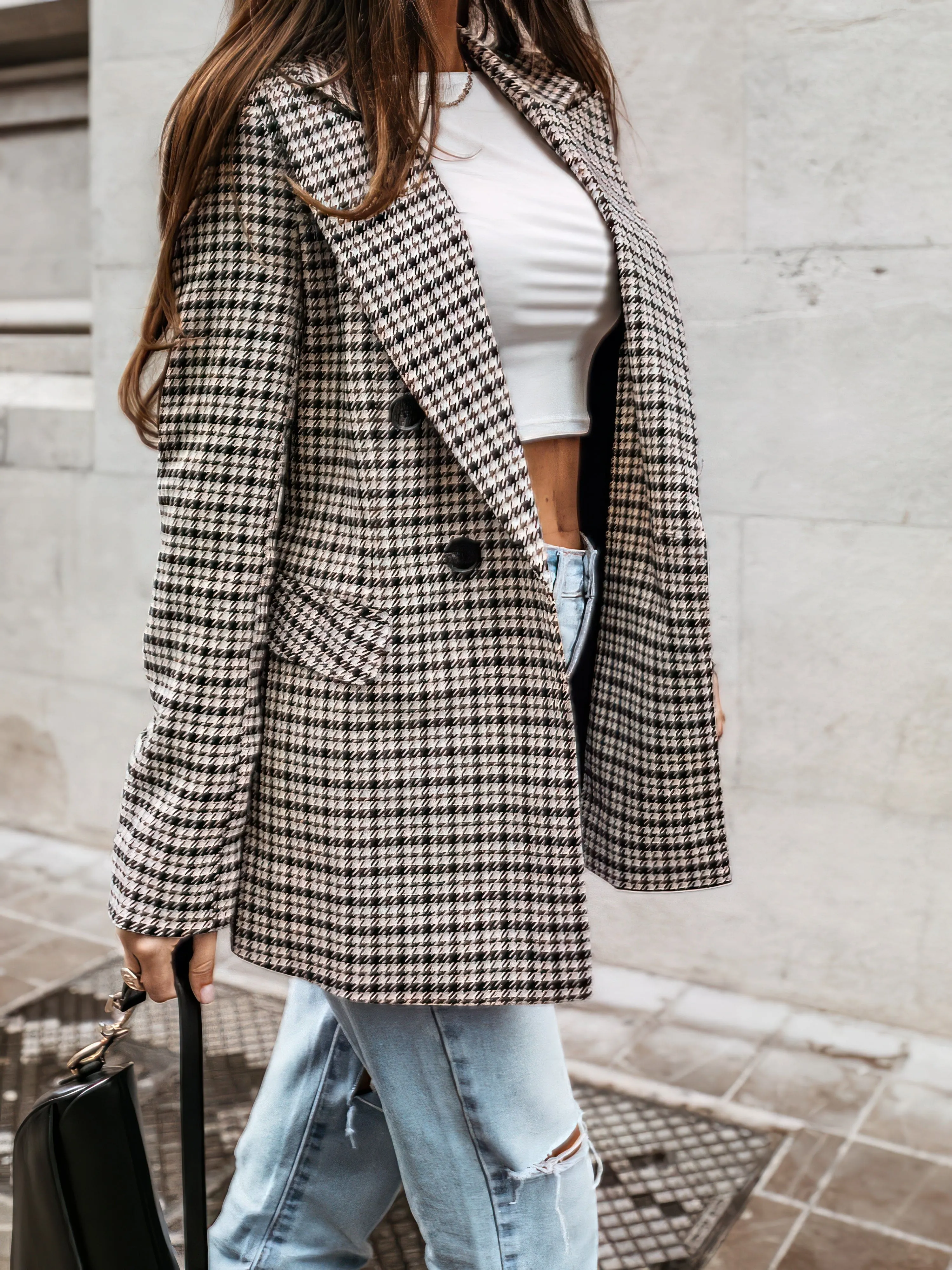 Casual Glen Plaid Blazer