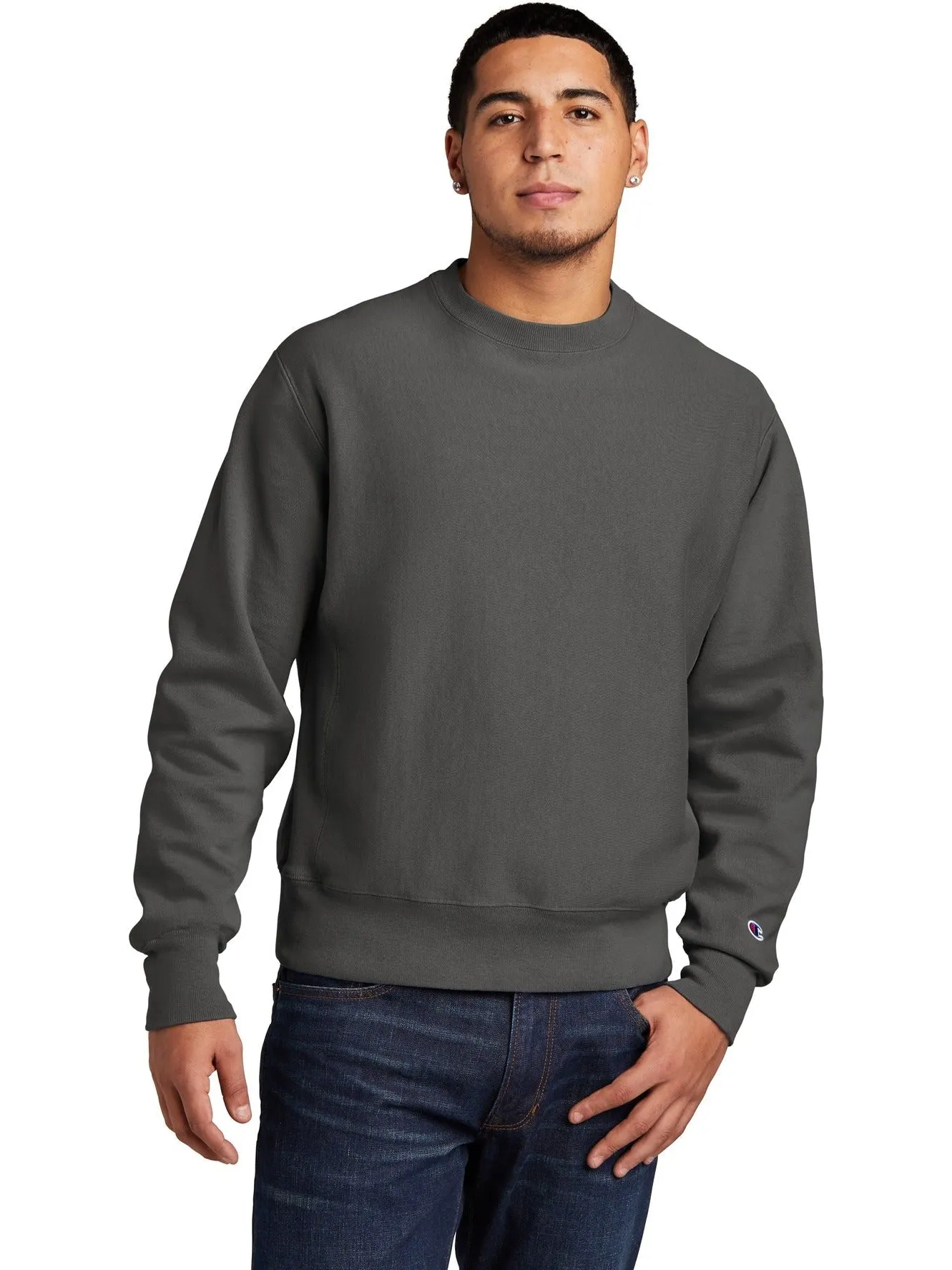 Champion Reverse Weave Garment-Dyed Crewneck Sweatshirt