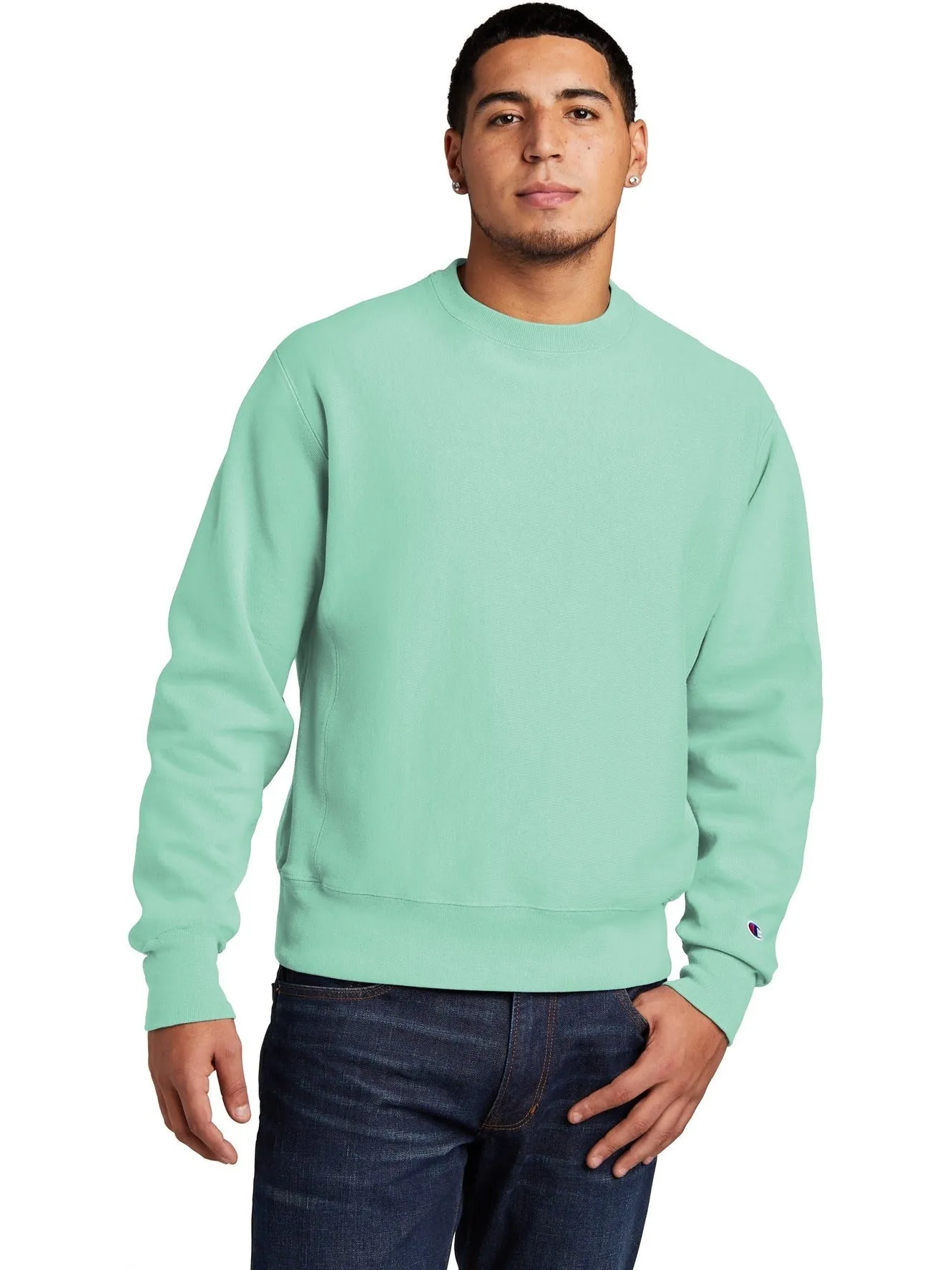 Champion Reverse Weave Garment-Dyed Crewneck Sweatshirt