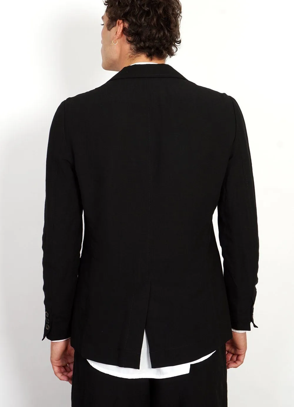 CHRISTOFFER | Two Button Blazer | Black