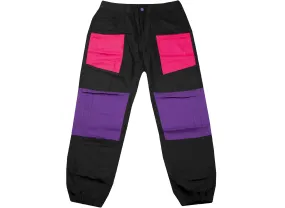 Clot Contrast Patched Panel Pants