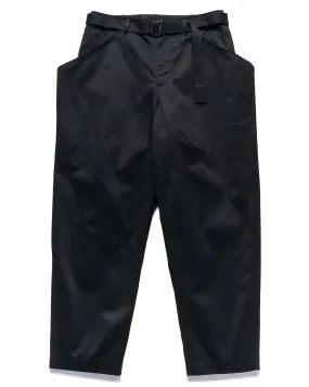 Cotton Chino Pants Black