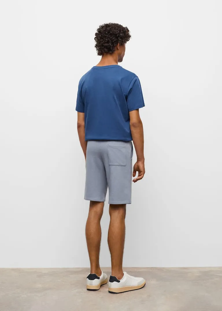 Cotton shorts with elastic waist