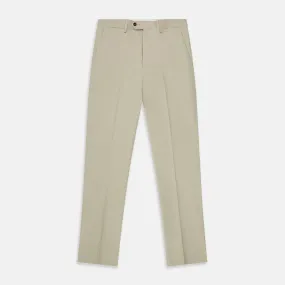 Cream Cotton Manson Trousers