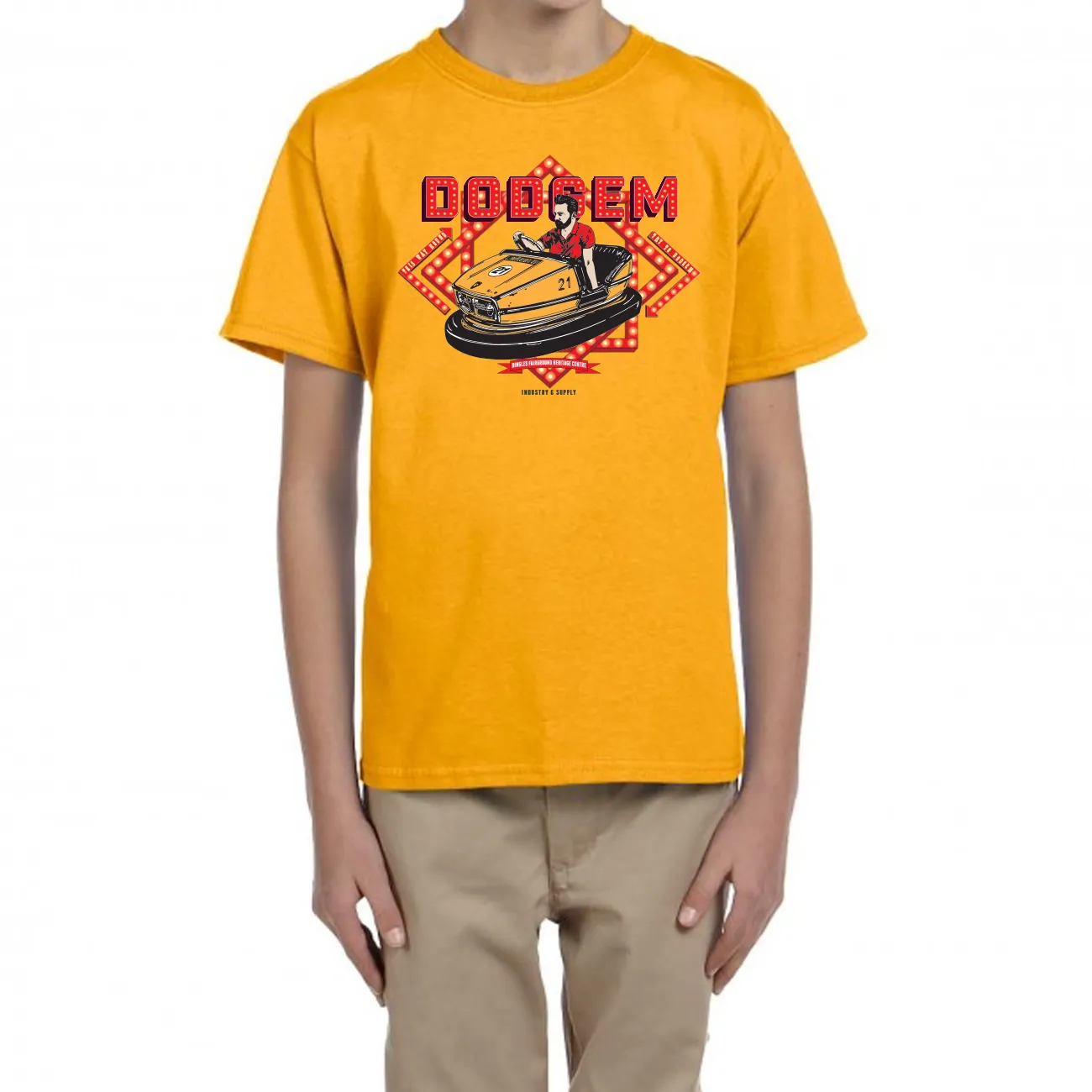 DINGLES FAIRGROUND DODGEM T-SHIRT FOR KIDS