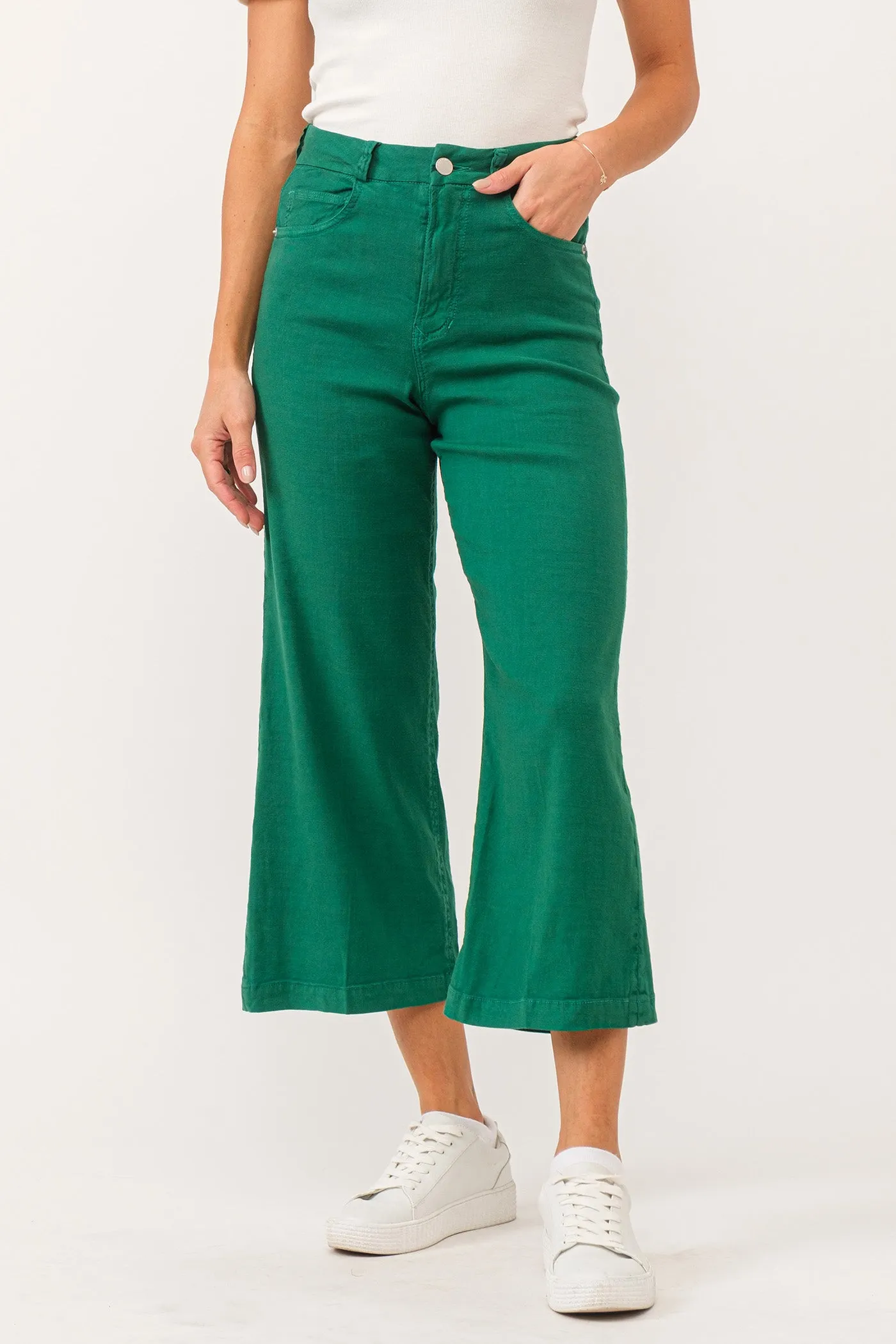 DJ Audrey Wide Leg Pants- Galapagos