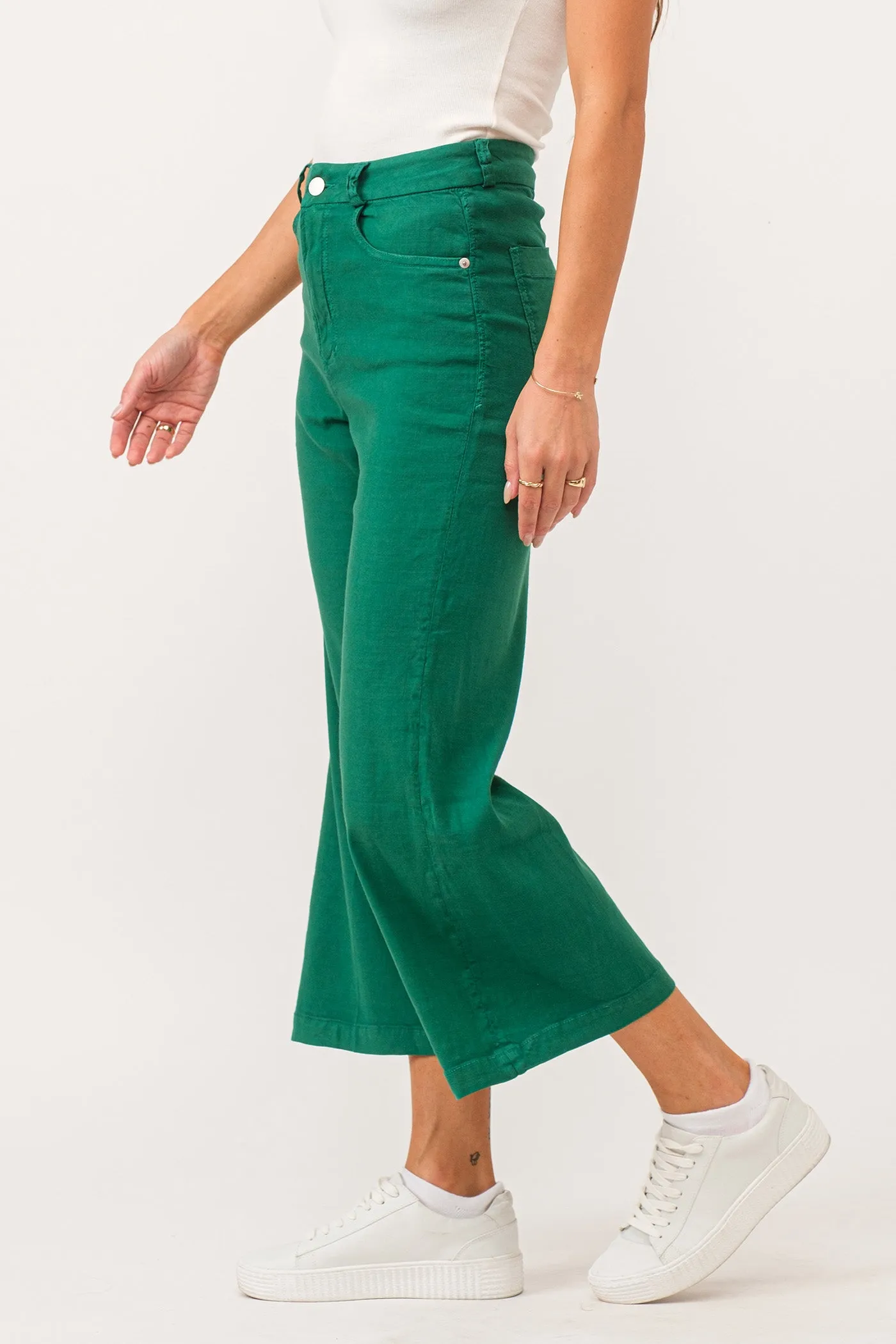 DJ Audrey Wide Leg Pants- Galapagos