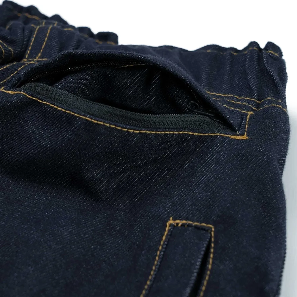 DSXBS SUPER WIDE LINE VENTILATION WAX REAL DENIM PANTS RAW BLUE