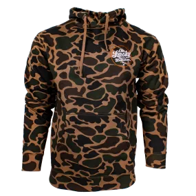 DUCK CAMO EMBROIDERED CIRCLE LOGO HOODIE