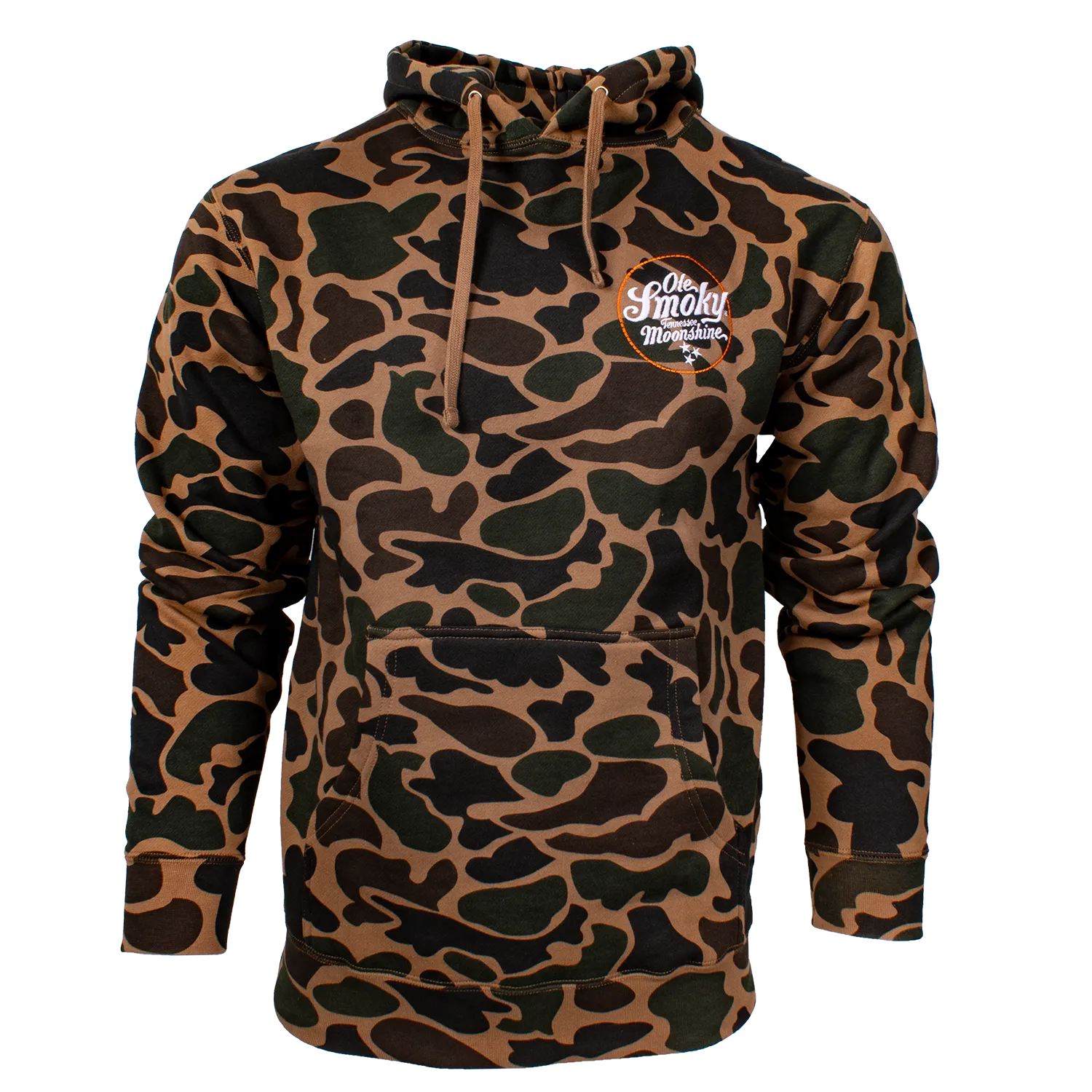 DUCK CAMO EMBROIDERED CIRCLE LOGO HOODIE