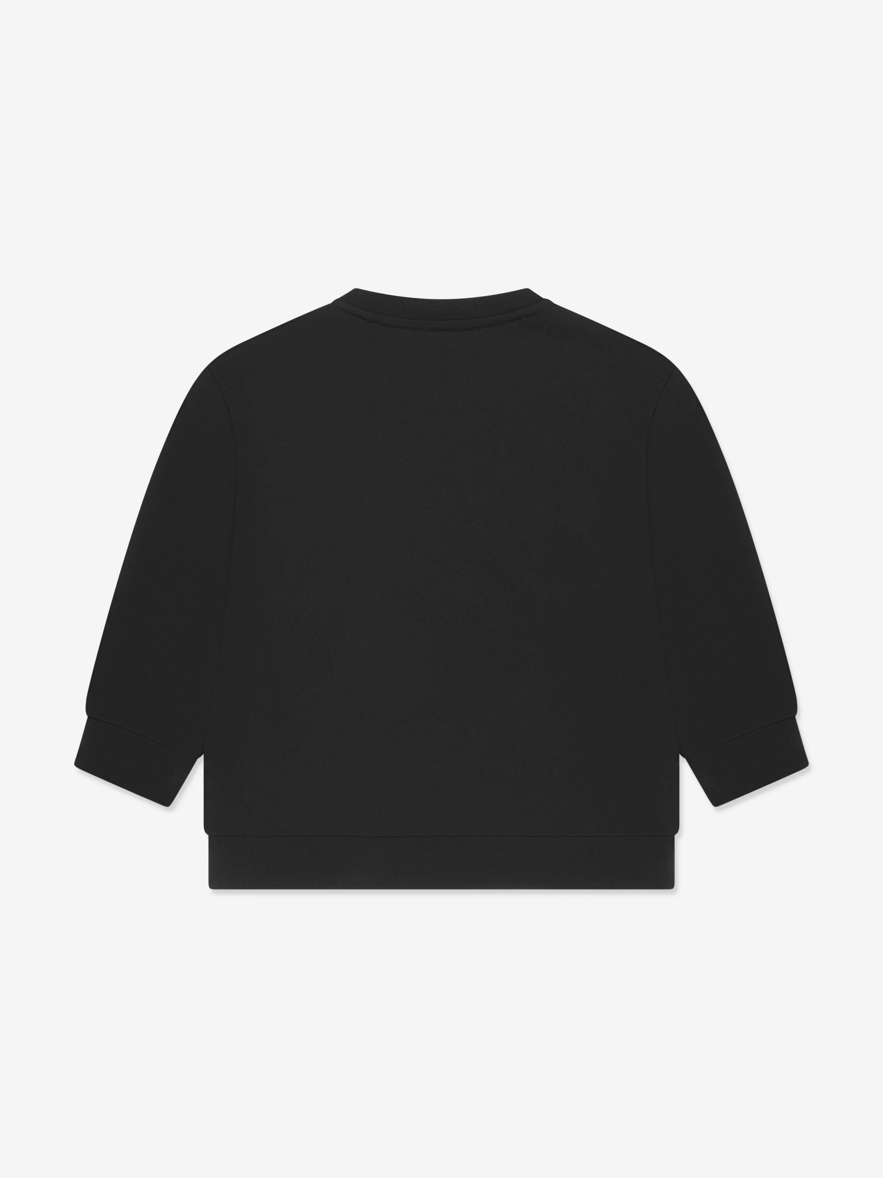 EA7 Emporio Armani Boys Train Visibility Logo Sweatshirt in Black