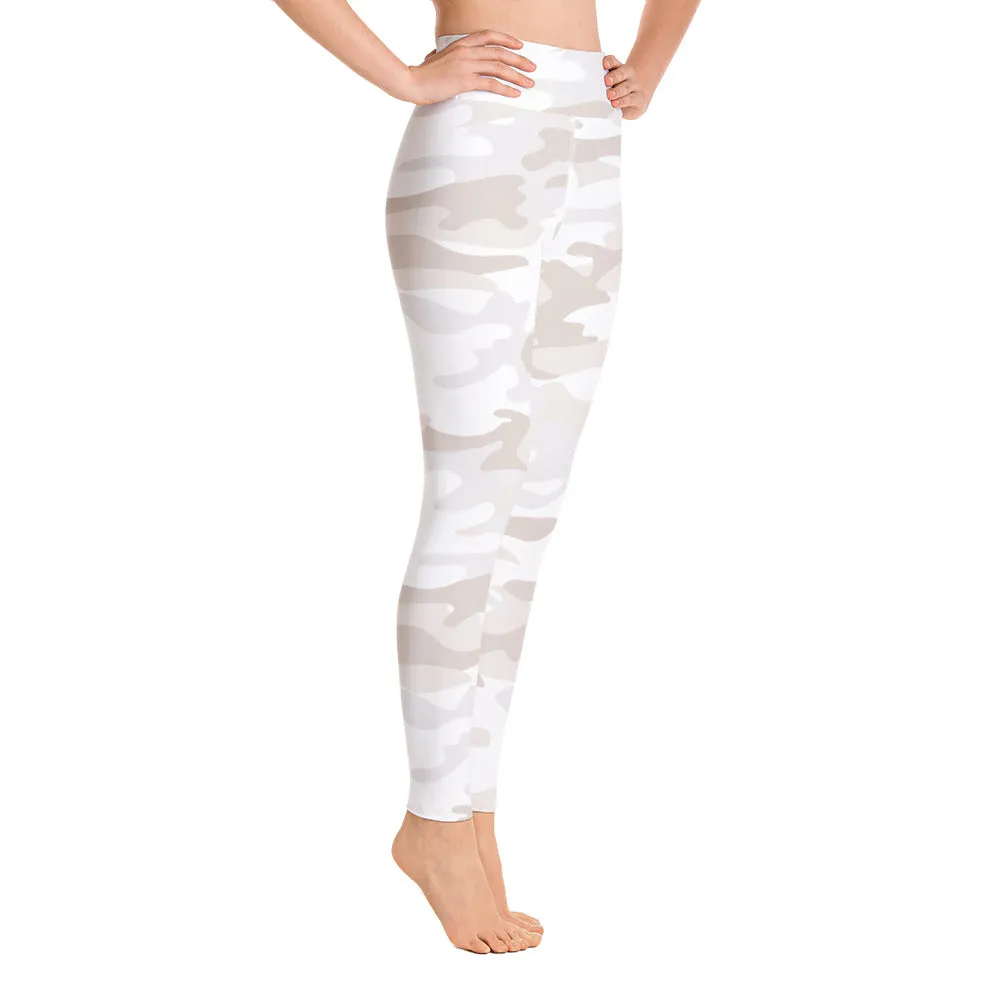 ELEVATED ESSENTIALS, BOOTY BOOSTING HIGH WAISTBAND LEGGING WHITE CAMO