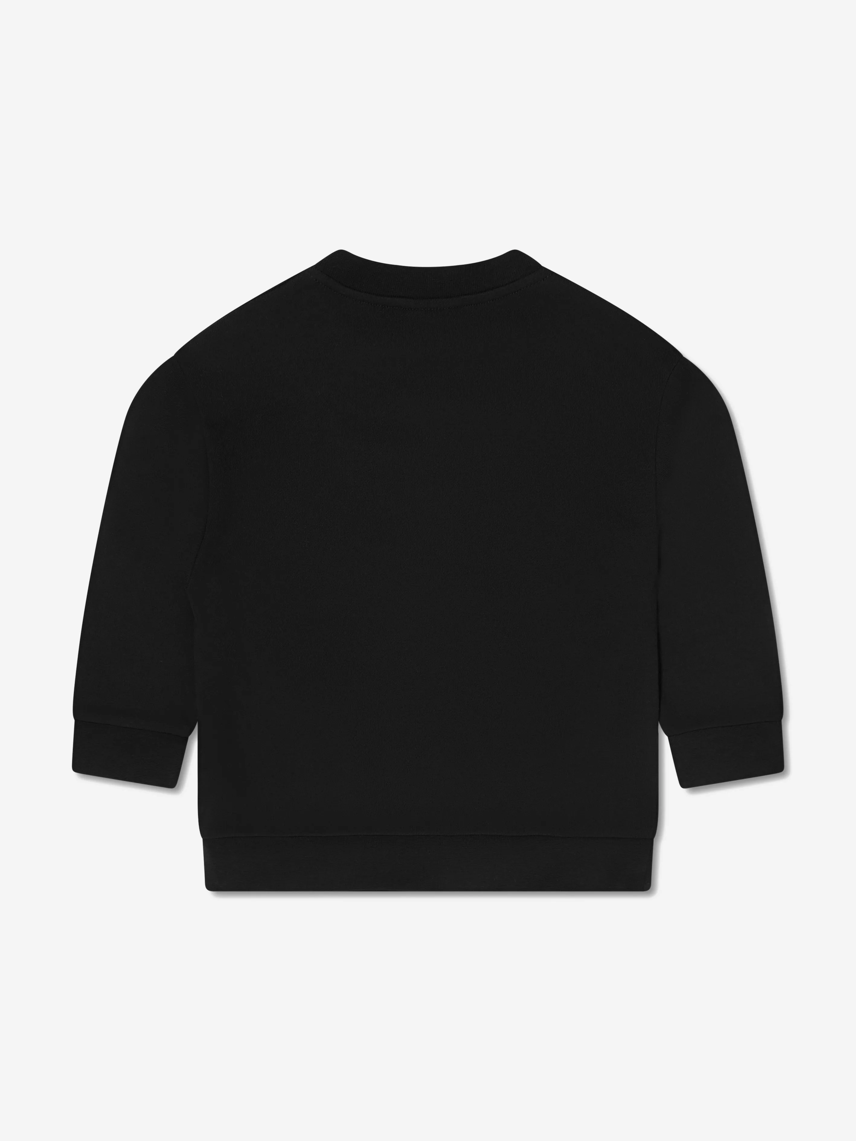 Fendi Kids Logo Sweatshirt in Black