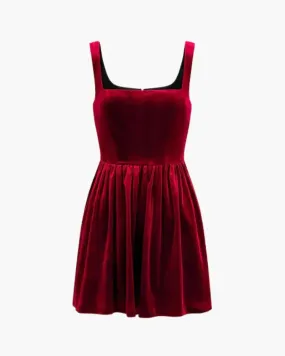 Filippa – Long sleeves – Velvet mini dress