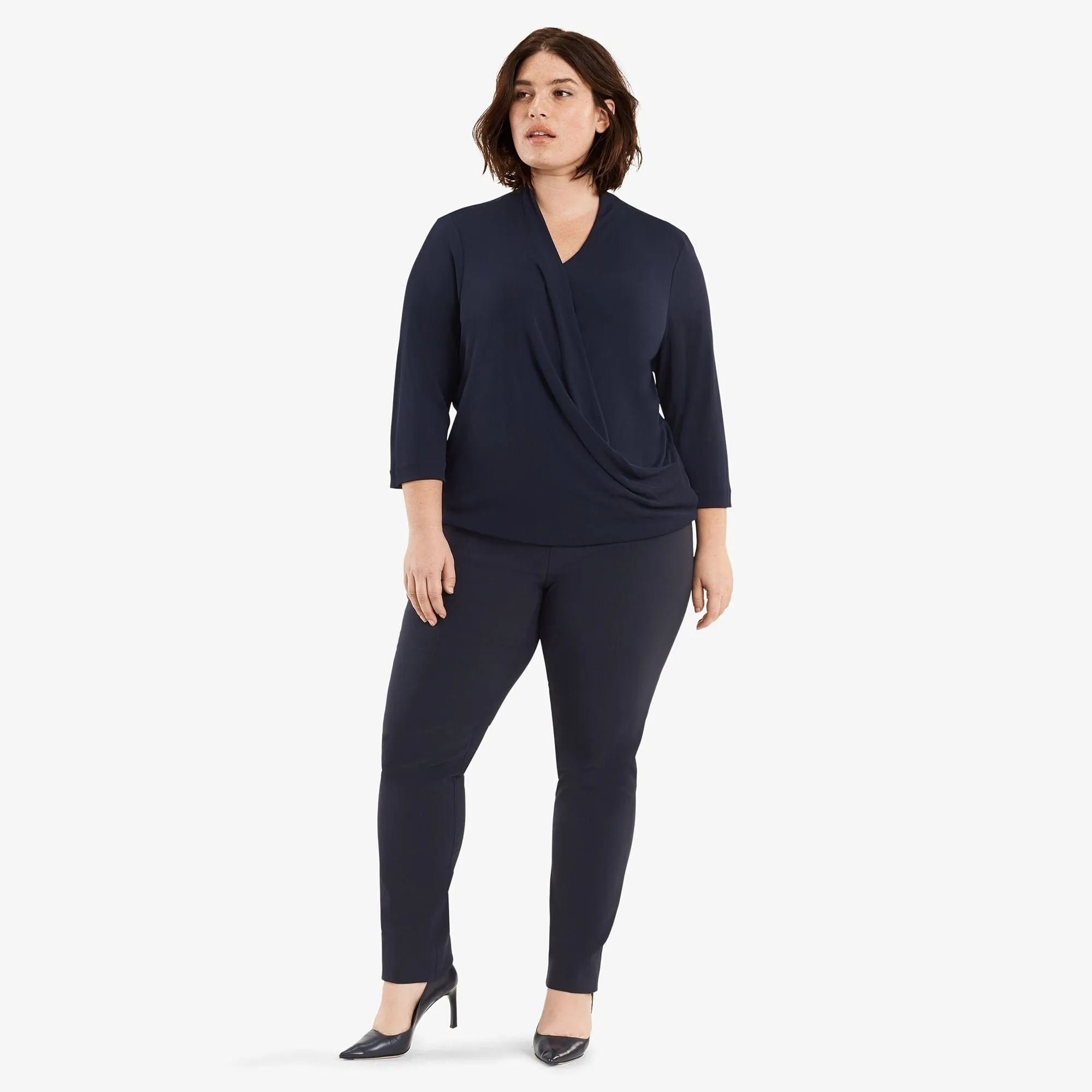 Foster Cigarette Pant - PowerStretch Plus :: Dark Navy