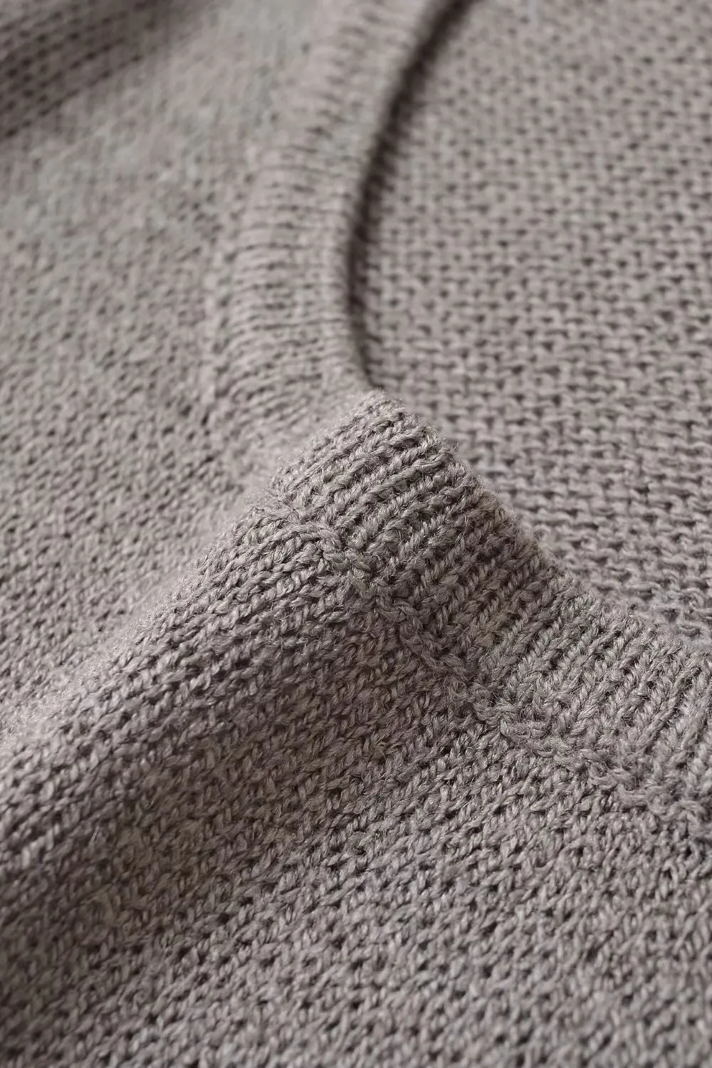 'Grace' Fine-Knit Round-Neck Sweater