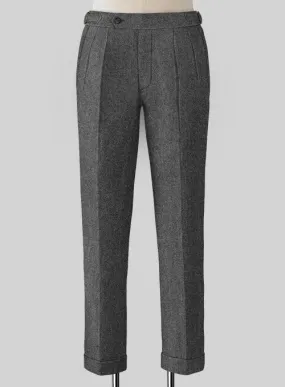 Gray Highland Tweed Trousers