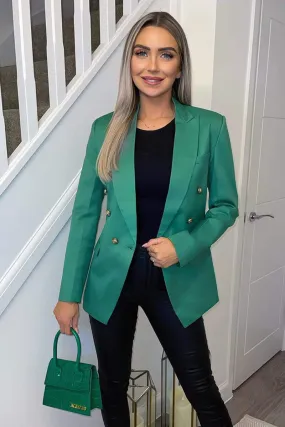 Green Military Style Blazer