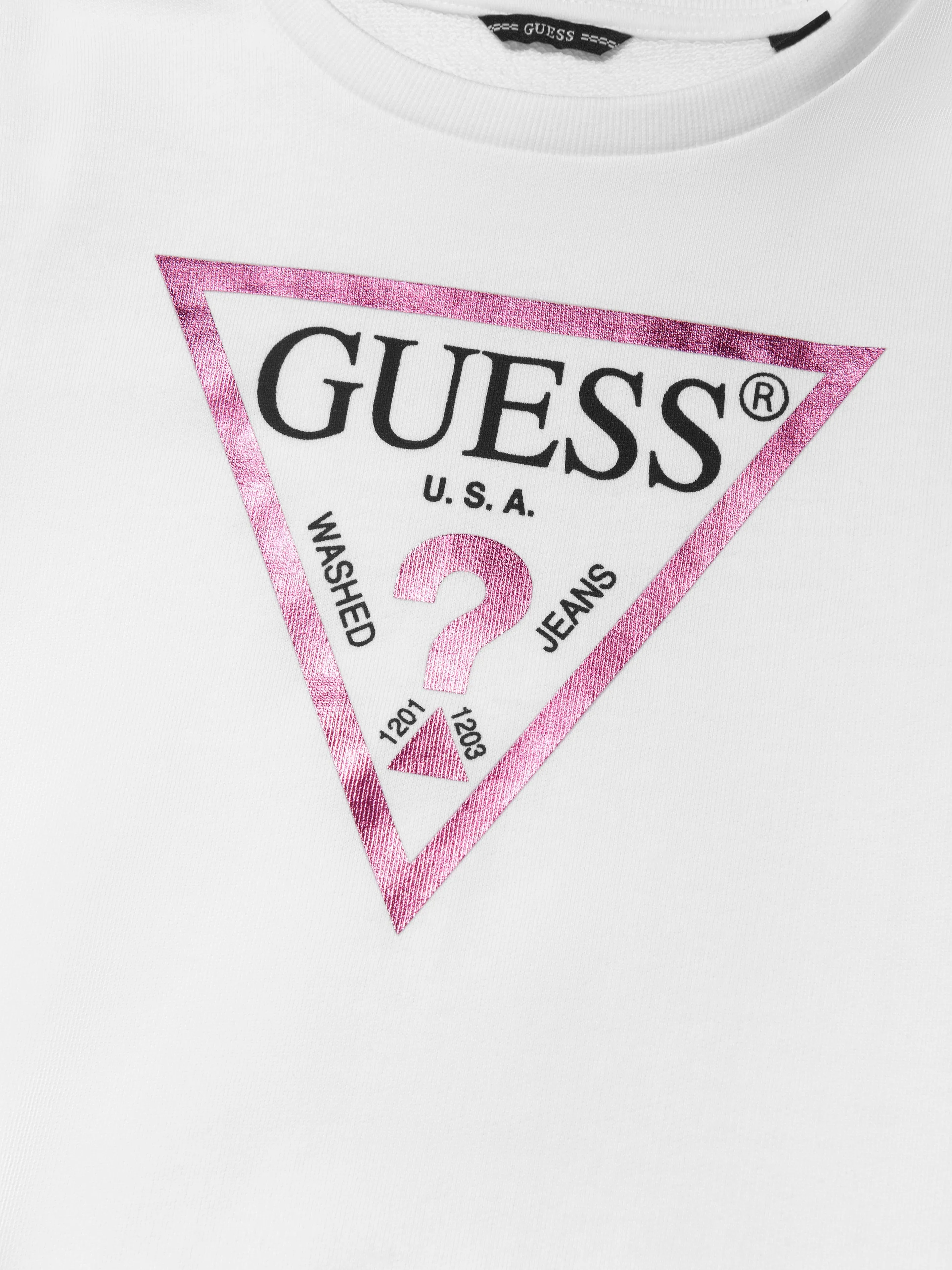 Guess Girls Logo Print Sweatshirt