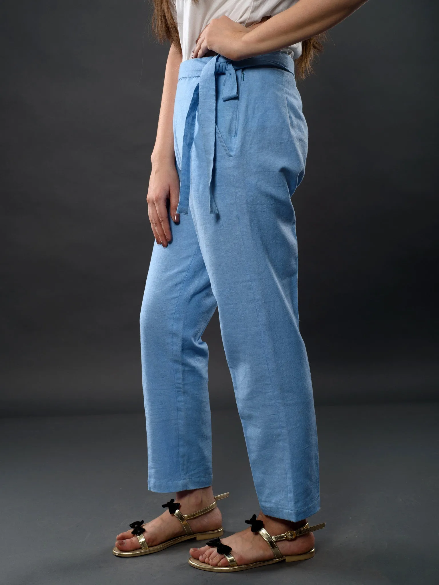 Ice Cigarette Linen Trousers