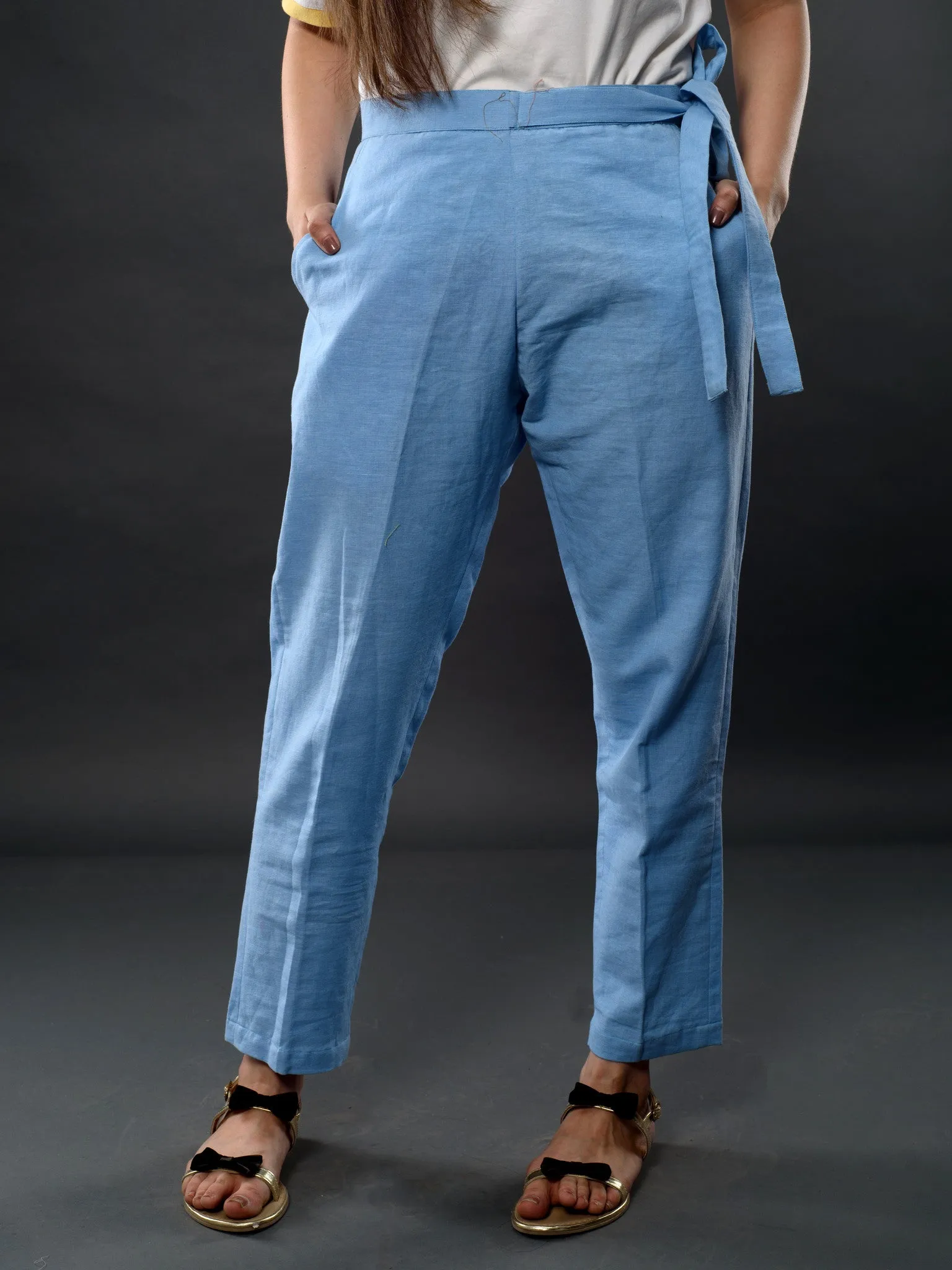 Ice Cigarette Linen Trousers