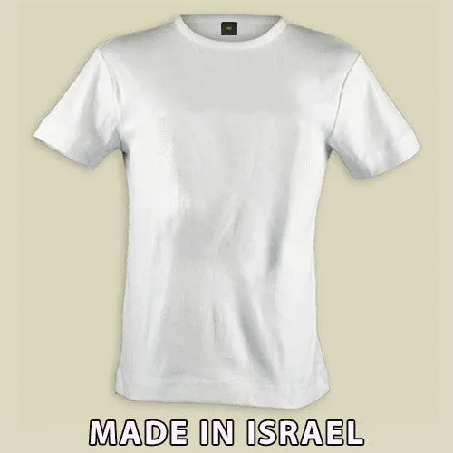 Israel Military Products Original Plain White T shirt